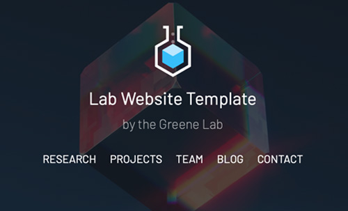 The Lab Website template