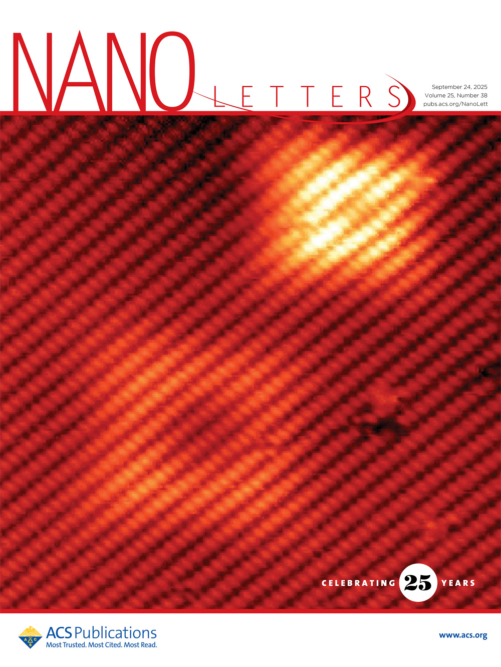 Our research featured on the cover of Nano Letters