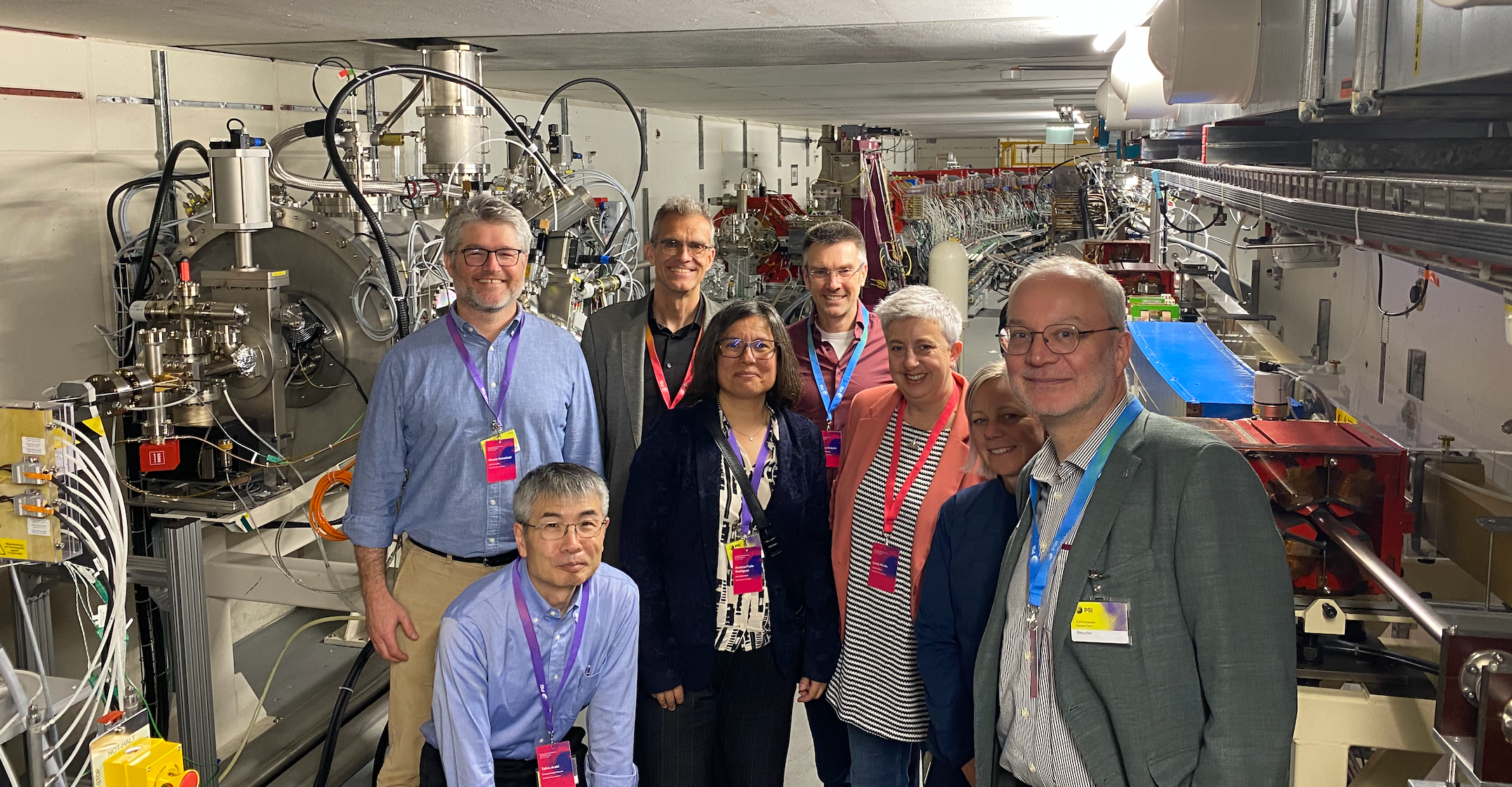 The SoftXAS sub-committee of the SLS PRC inside the SLS2.0 storage ring