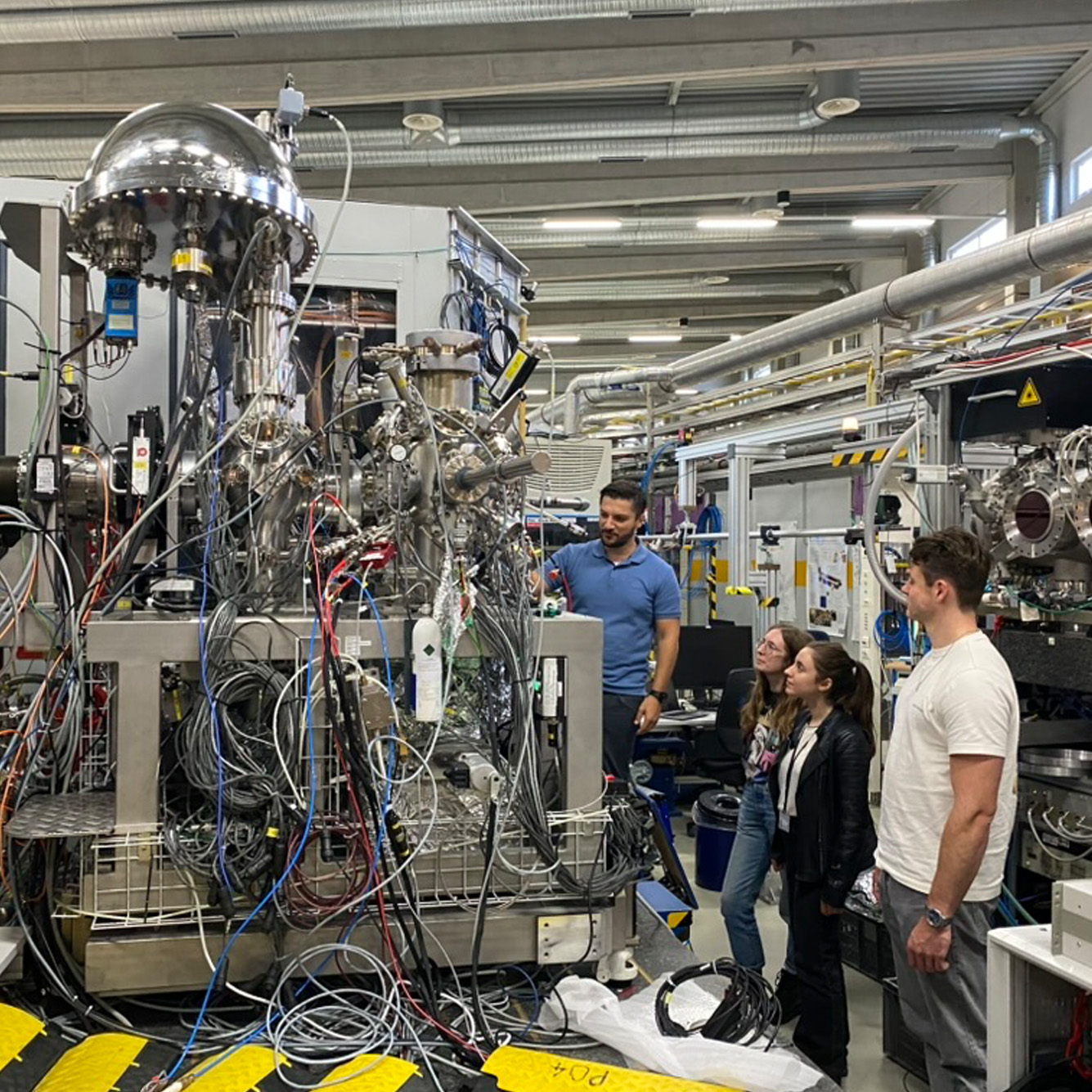 Members of the group at Petra III DESY